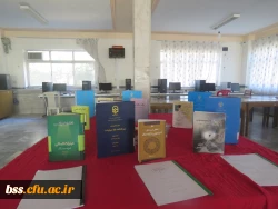 برپایی نمایشگاه آثار ادبی ،هنری، و فعالیت های پژوهشیبه مناسبت هفته پژوهش 2