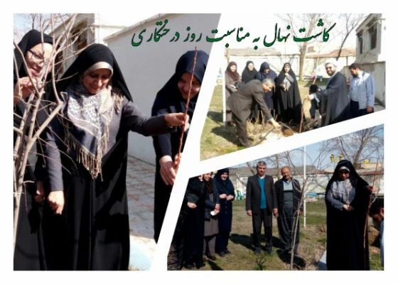 کاشت نهال به مناسبت روز درختکاری