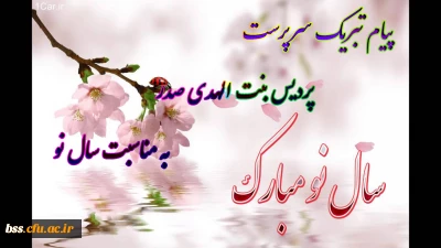 پیام تبریک سرپرست پردیس بنت الهدی صدر به مناسبت سال نو