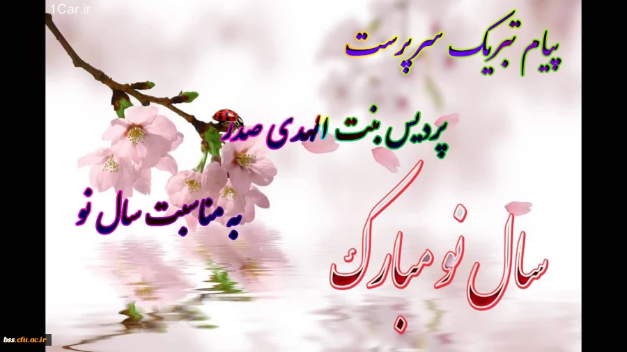 پیام تبریک سرپرست پبدیس بنت الهدی صدر به مناسبت سال نو