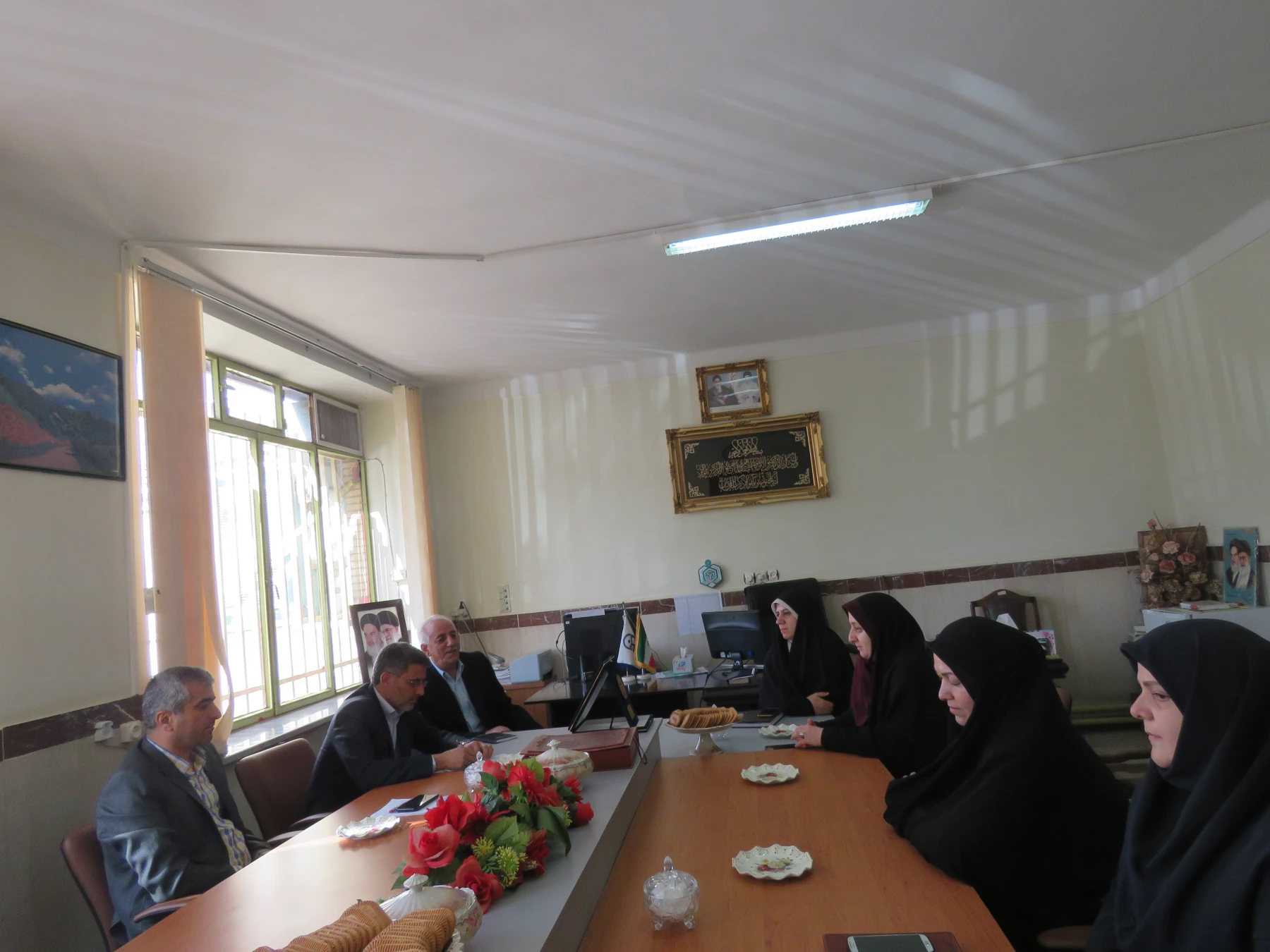 حضور دکتر معروفی در  پردیس بنت الهدی صدر  به منا سبت سال نو 2