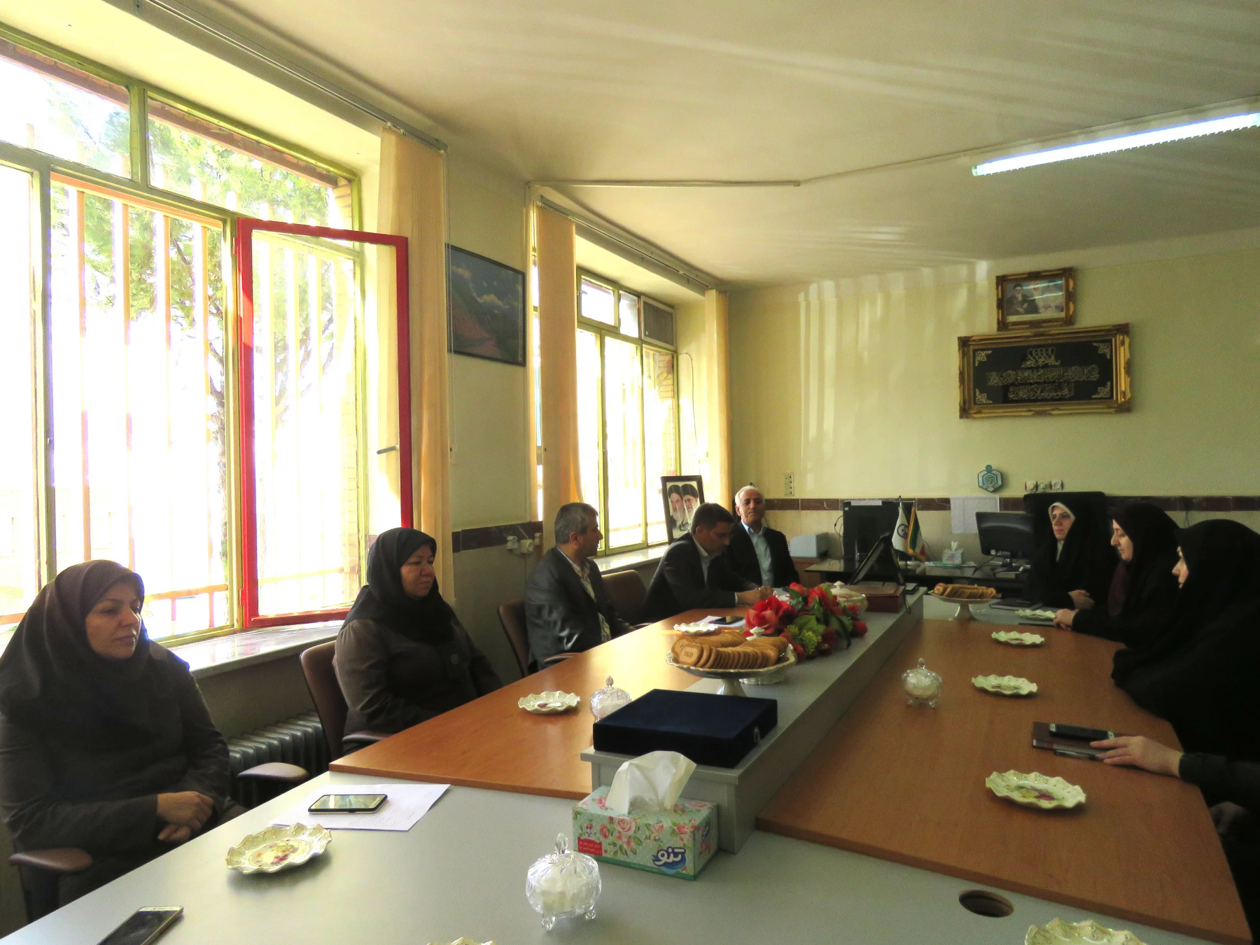 حضور دکتر معروفی در  پردیس بنت الهدی صدر  به منا سبت سال نو 3