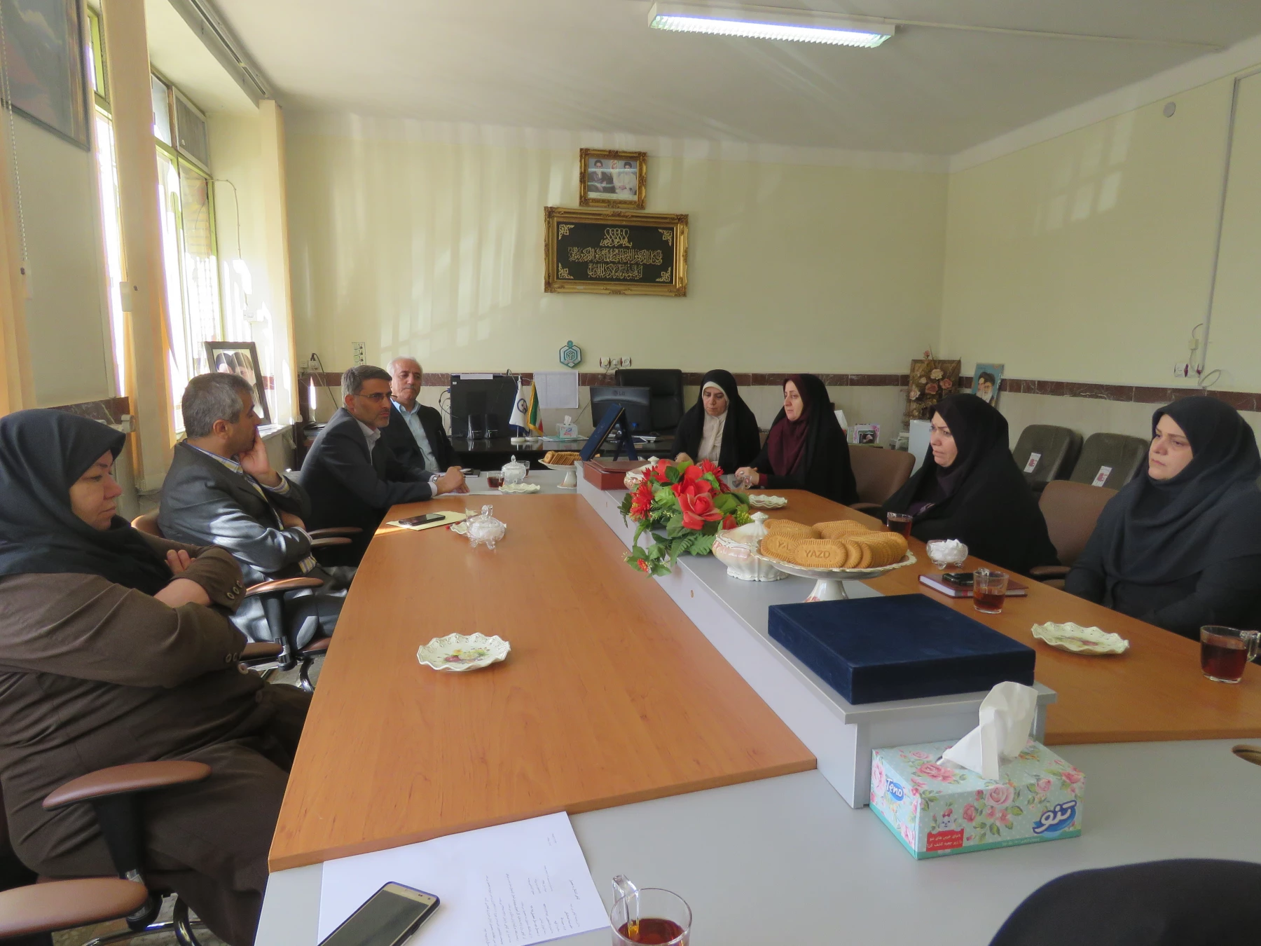 حضور دکتر معروفی در  پردیس بنت الهدی صدر  به منا سبت سال نو 9