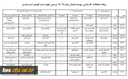 اصلاحیه امتحان