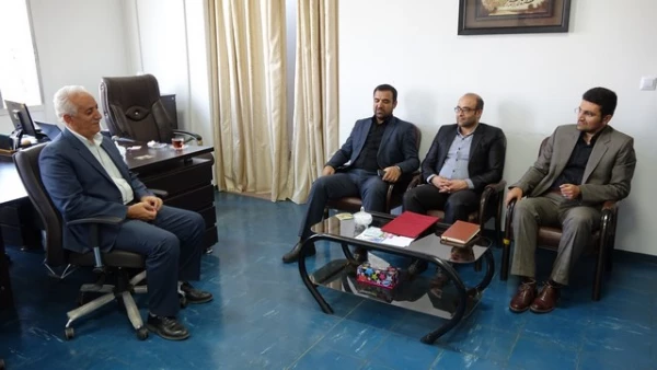 دیدار مدیرکل صدا و سیما ی استان با دکتر معروفی رئیس دانشگاه فرهنگیان کردستان 2