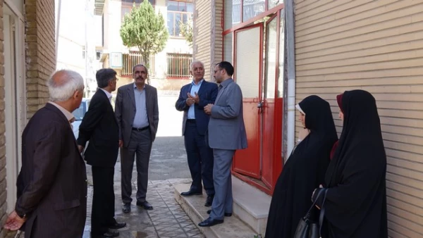 بازدید رییس مدیریت و برنامه ریزی و مدیرکل نوسازی مدارس استان از پردیس های دانشگاه فرهنگیان کردستان 7