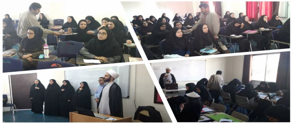 تبریک هفته وحدت با حضور در کلاس های آموزش پردیس بنت الهدی صدر  2