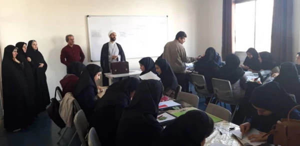 تبریک هفته وحدت با حضور در کلاس های آموزش پردیس بنت الهدی صدر  7