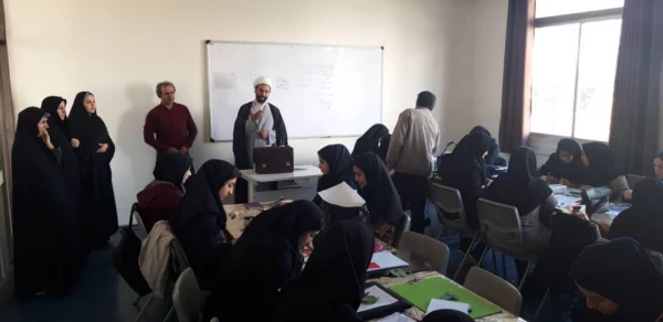 تبریک هفته وحدت با حضور در کلاس های آموزش پردیس بنت الهدی صدر  9