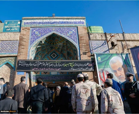 حضور پردیس بنت الهدی صدر سنندج در مراسم بزرگداشت سردار شهید قاسم سلیمانی 4