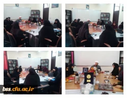 نشست هم اندیشی نهاد نمایندگی مقام معظم رهبری با کارکنان پردیس بنت الهدی صدر 13