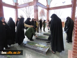 عطرافشانی و غبار روبی مزار شهدا 9