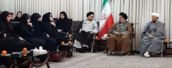 دیدار جمعی از فعالان فرهنگی و فرزندان شاهد و ایثارگر پردیس بنت الهدی صدر با آیت الله حسینی شاهرودی
 2