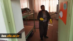 ضد عفونی مستمر فضاهای مختلف پردیس بنت الهدی صدر ادامه دارد 3