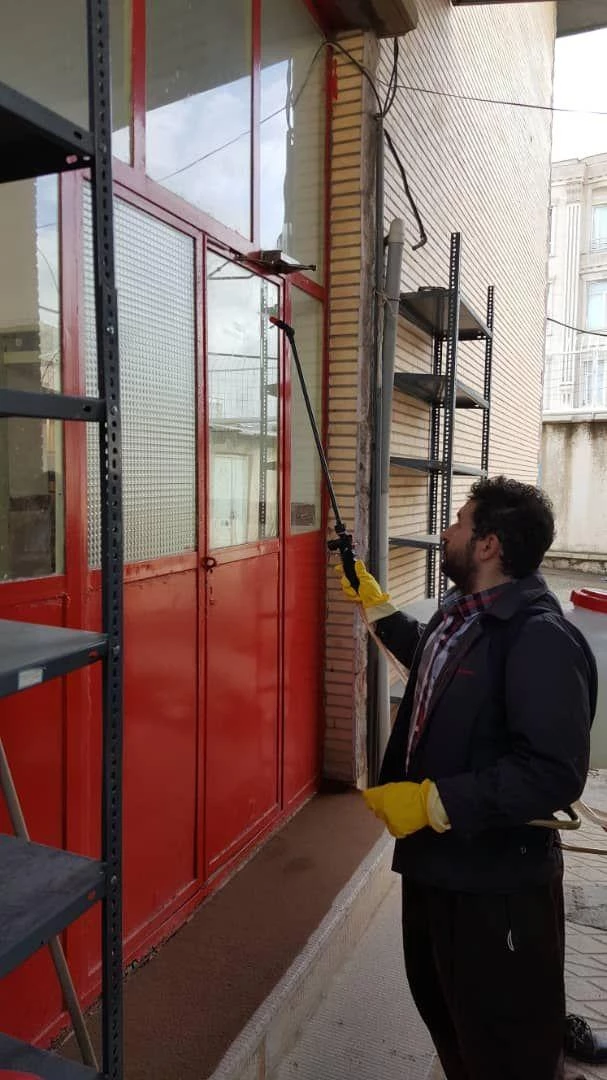 ضد عفونی مستمر فضاهای مختلف پردیس بنت الهدی صدر ادامه دارد 6