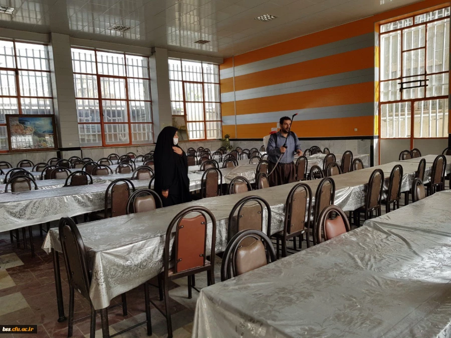 در هفته سراهای دانشجویی و به جهت پیشگیری از شیوع ویروس کرونا انجام پذیرفت؛

ضدعفونی سراهای دانشجویی و اماکن عمومی پردیس 18