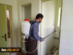 در هفته سراهای دانشجویی و به جهت پیشگیری از شیوع ویروس کرونا انجام پذیرفت؛

ضدعفونی سراهای دانشجویی و اماکن عمومی پردیس 14