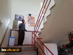 در هفته سراهای دانشجویی و به جهت پیشگیری از شیوع ویروس کرونا انجام پذیرفت؛

ضدعفونی سراهای دانشجویی و اماکن عمومی پردیس 15