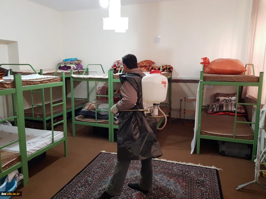 در هفته سراهای دانشجویی و به جهت پیشگیری از شیوع ویروس کرونا انجام پذیرفت؛

ضدعفونی سراهای دانشجویی و اماکن عمومی پردیس 17