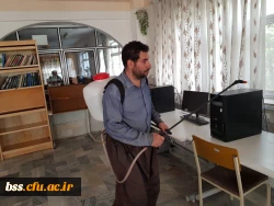 ضدعفونی سراهای دانشجویی و اماکن عمومی پردیس 12