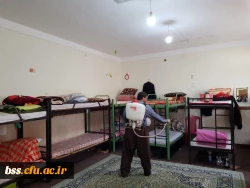 ضدعفونی سراهای دانشجویی و اماکن عمومی پردیس 15