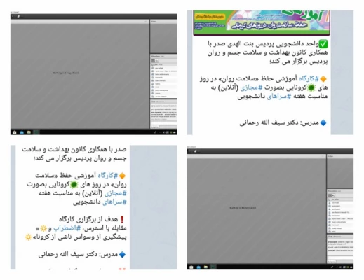کارگاه آموزشی حفظ«سلامت روان» در ایام کرونا 3