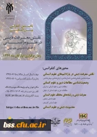 نخستین کنفرانس بین المللی نقش معرفت دینی در علوم انسانی با شماره نامه 96657