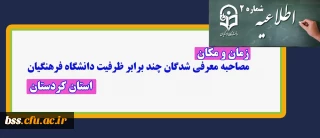 اطلاعیه(شماره 2) فرایند مصاحبه پذیرفته شدگان ؛

زمانبندی مصاحبه اختصاصی و عمومی داوطلبان ورود به دانشگاه فرهنگیان سال 1399