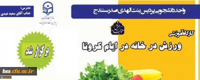به مناسبت گرامیداشت هفته تربیت بدنی و ورزش برگزار شد؛

کارگاه آموزشی «ورزش در خانه»